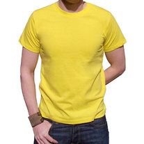 Men's Yellow Organic T-shirt