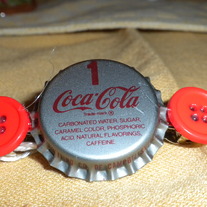 #1 Coca Cola Bottle Cap Hair Clip