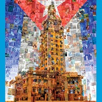 "Freedom Tower"-Limited edition archival inkjet print on canvas.