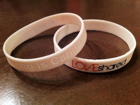 LOVEshared wristbands