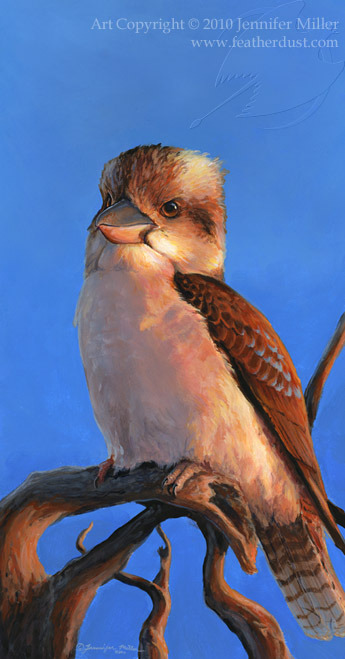 "Laughing Kookaburra" Acrylic Painting