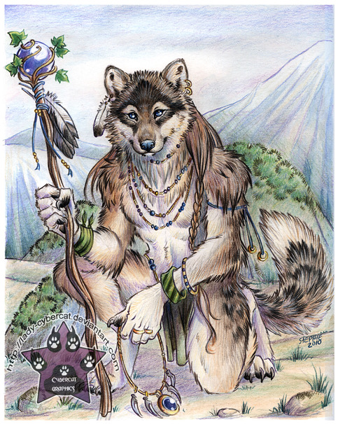 Werewolf Shaman Print 8.5 x 11