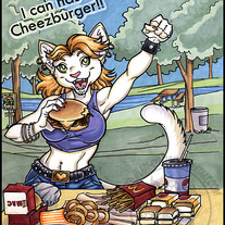 Cheezeburger Kitteh Print 8.5 x 11