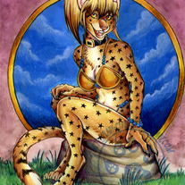 Starla Leopard Print 8.5 x 11