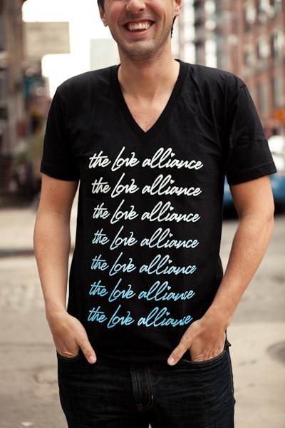 Black Logo V-Neck