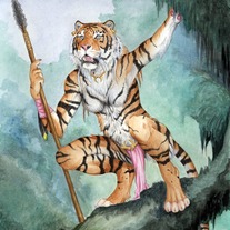 "Jungle Huntress" Small LTD ED Matted Print