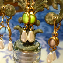 Pearl Drops from the Sea Earrings