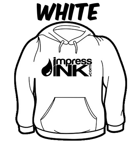 WHITE Custom Hoodie