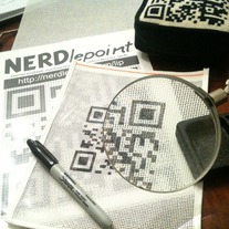 QRCode needlepoint canvas