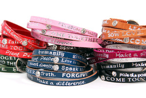 Humanity Bracelet, Wrap, Crystals, Beautiful Colors