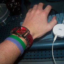 Red  watch Bracelet
