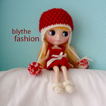 candy cane pom ushanka