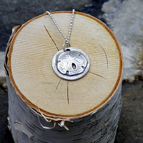 Sterling Sandollar Necklace