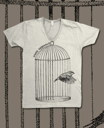 Bird V-Neck Tee