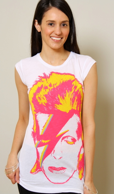 David Bowie "Neon Bowie" Tee, Chaser LA