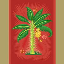 "Musa X Paradiasca"-Banana tree-Limited edition archival inkjet print on canvas with matte