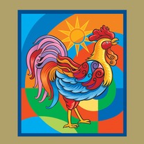 "El Gallito"-Limited edition archival inkjet print on canvas with matte