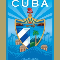 "Escudo Cubano"-Limited edition archival inkjet print on canvas with matte