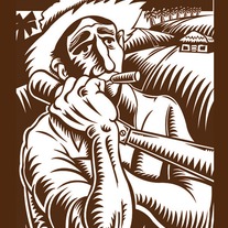 "El Mambi Pensativo"-Limited Edition archival inkjet print on canvas