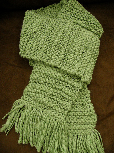 Pampa: Hand-knitted 100% Wool Scarf