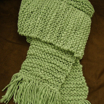 Pampa: Hand-knitted 100% Wool Scarf