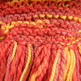 Hand-knit 100% Wool Scarf  - Thumbnail 1
