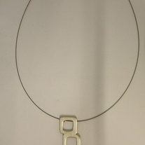 Urbana: White Silver Necklace 1