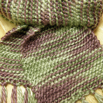 Silvery Blue & Plum Scarf