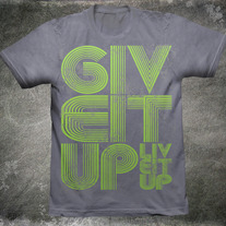 GIVE IT UP - charcoal