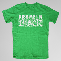 Kiss Me I'm Black Men's Tee