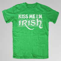 Kiss Me I'm Irish Men's Tee