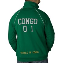 Africankoko Custom Collection (congo)Embroidered Track Jacket