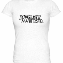 Junglist Manifesto Logo T-Shirt Womens
