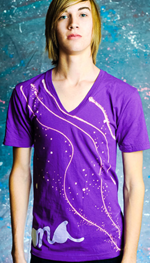 *SEWN* The Purple Wave V-Neck