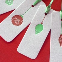 Glass Ornament Gift Tags