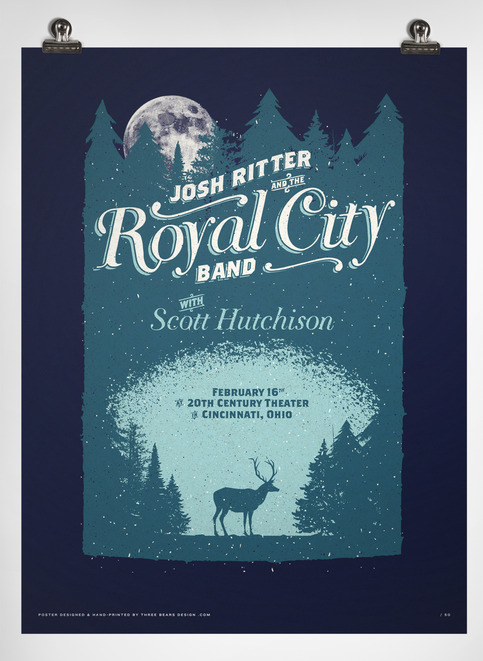 Josh Ritter - Cincinnati Poster