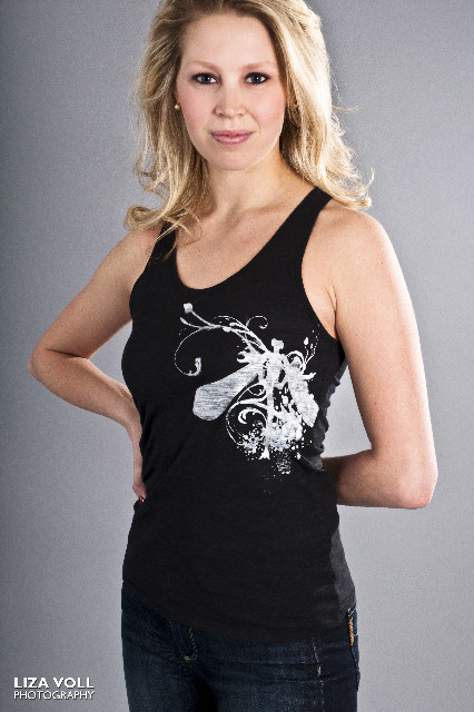 Dragonfly Tank - Black Racer back