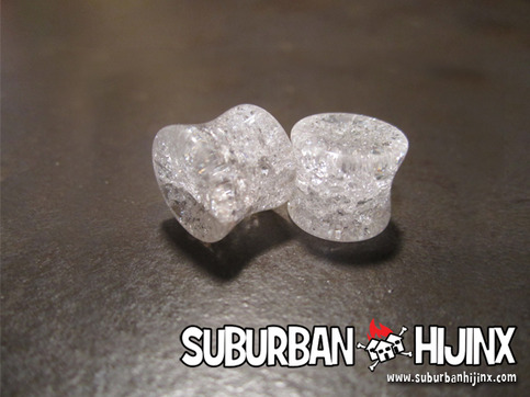 Cracked Quartz Saddle Plug