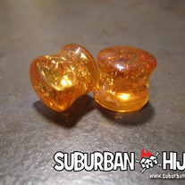 Amber Saddle Plugs