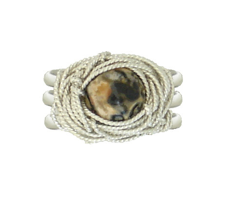 Jennifer - Leopard Jasper Ring