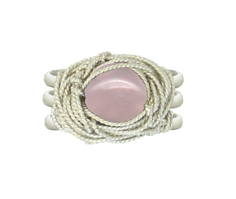 Emma - Rose Quartz Ring