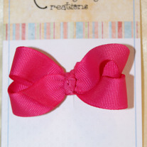 Hot pink bow