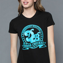DB Boss Chicks Tee in Black
