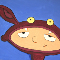 Arnold As A Real Monster Painting (Original)