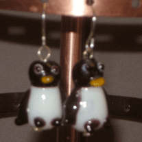 Penguin Earrings
