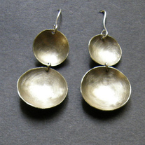 Concave Silver Earrings