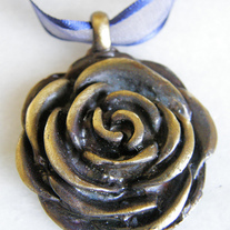 Bronze Flower Necklace