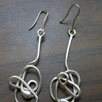 "All that Jazz" Sterling Silver Earrings