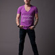"Freedom is Here" Vintage V-Neck // Grape - Thumbnail 3