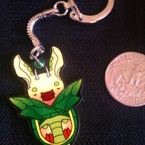 Mock Turtle keychain